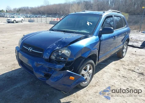 2005 Hyundai Tucson Gl from USA, damaged, VIN KM8JM12B25U070186